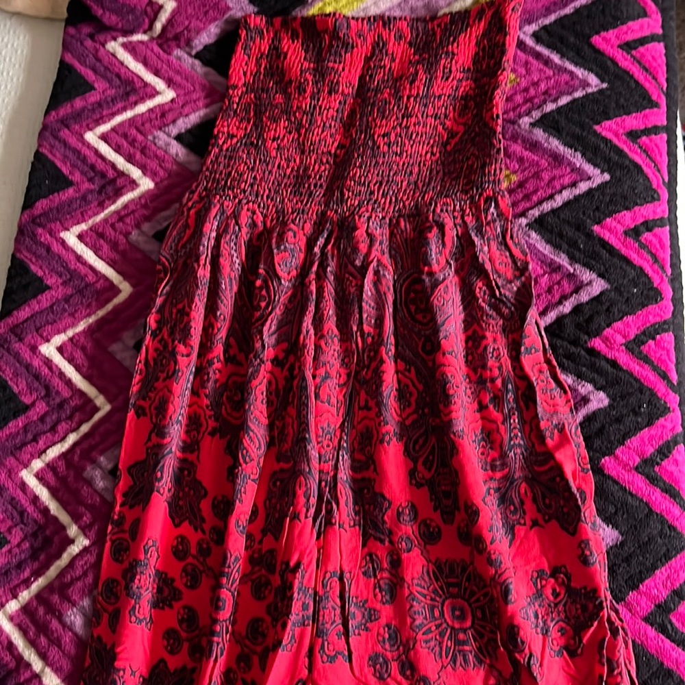 Free People Strapless Romper Onesie Medium - Picture 1 of 8
